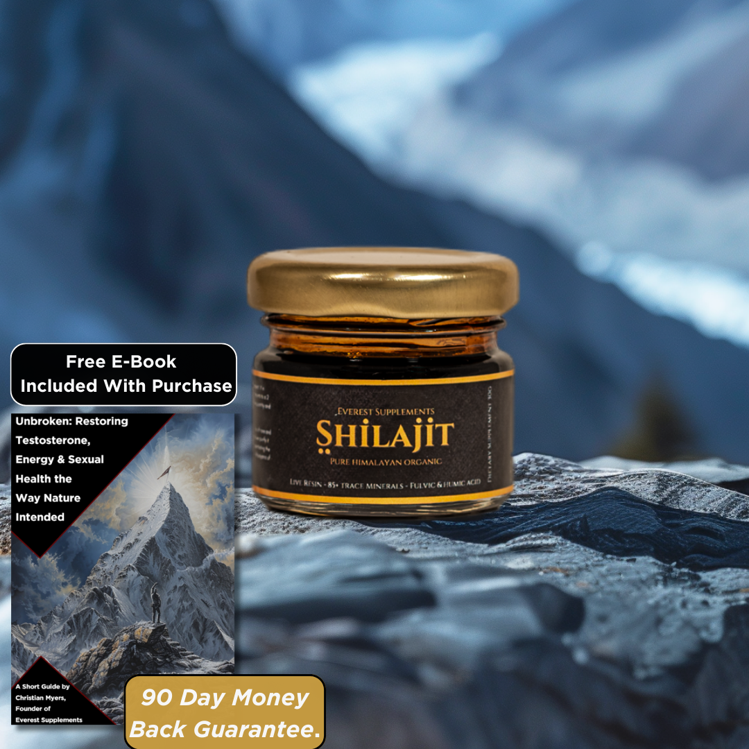 Everest Supplements™ Organic Himalayan Shilajit | Free Shipping