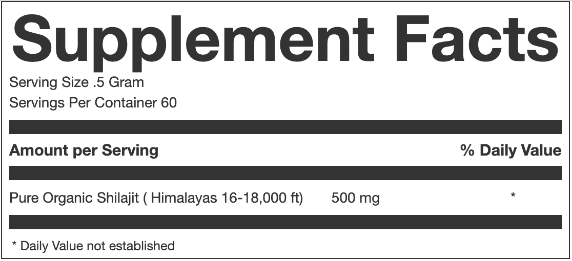 Everest Supplements™ Organic Himalayan Shilajit | Free Shipping